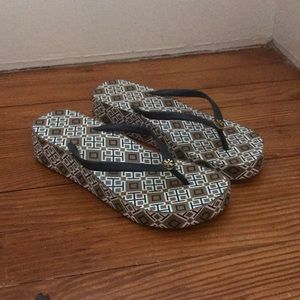 Tory Burch platform flip flops